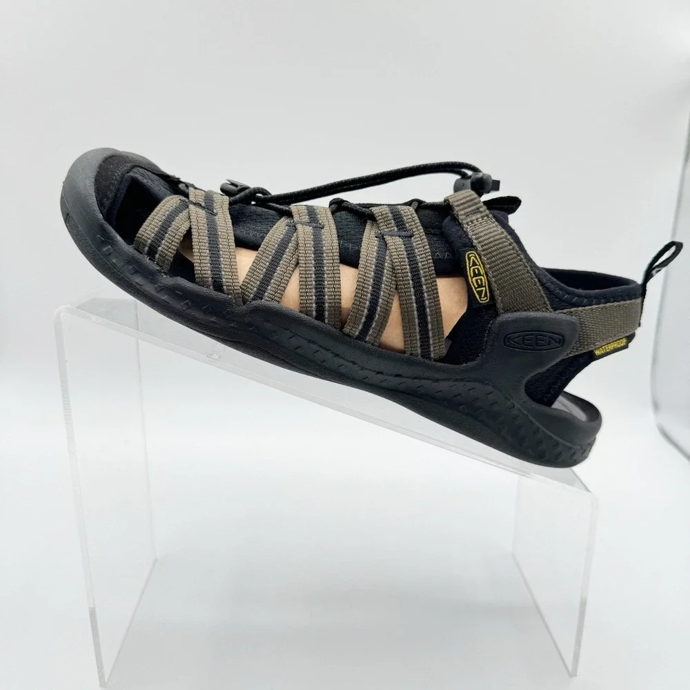 KEEN Drift Creek H2 Men Size 7.5 Olive/Black Water Sandals